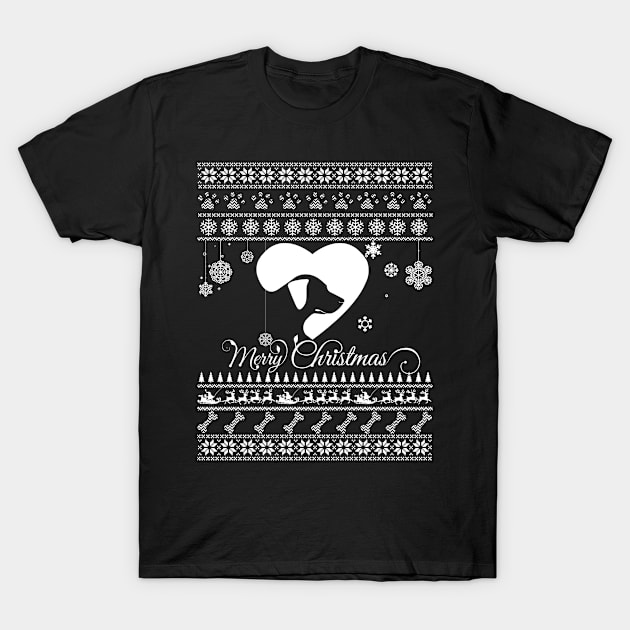 Merry Christmas DOG T-Shirt by irenaalison